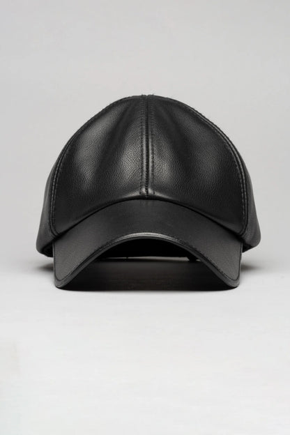 032c LEATHER CAP BLACK