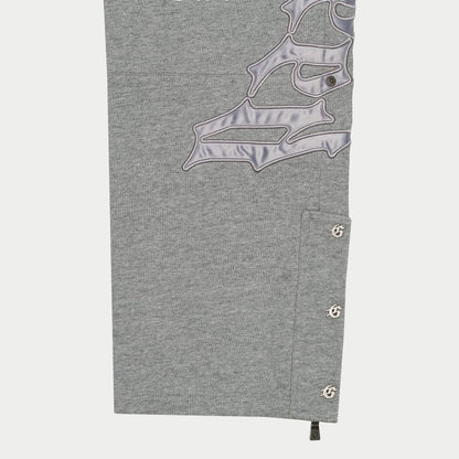 Godspeed OG Logo Sweatsuit V2 Grey Silver Satin