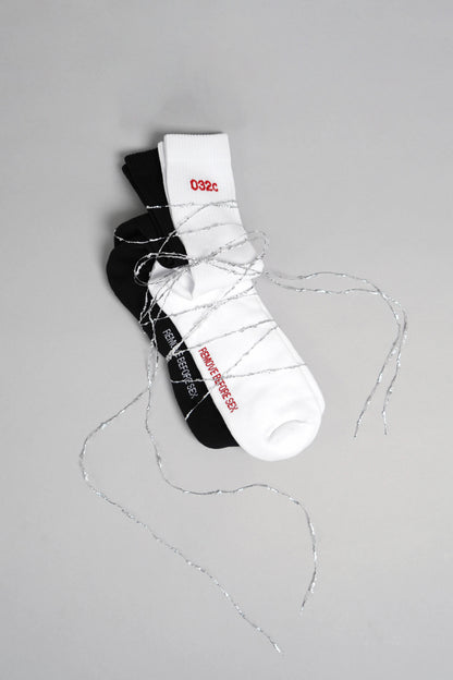 032c "REMOVE BEFORE SEX" SOCKS - 2 PACK