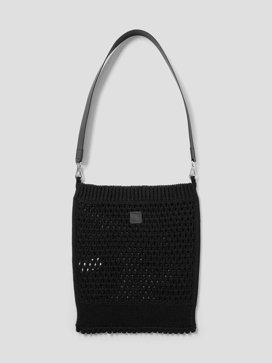 Juun.J Curly Knit Bag Black