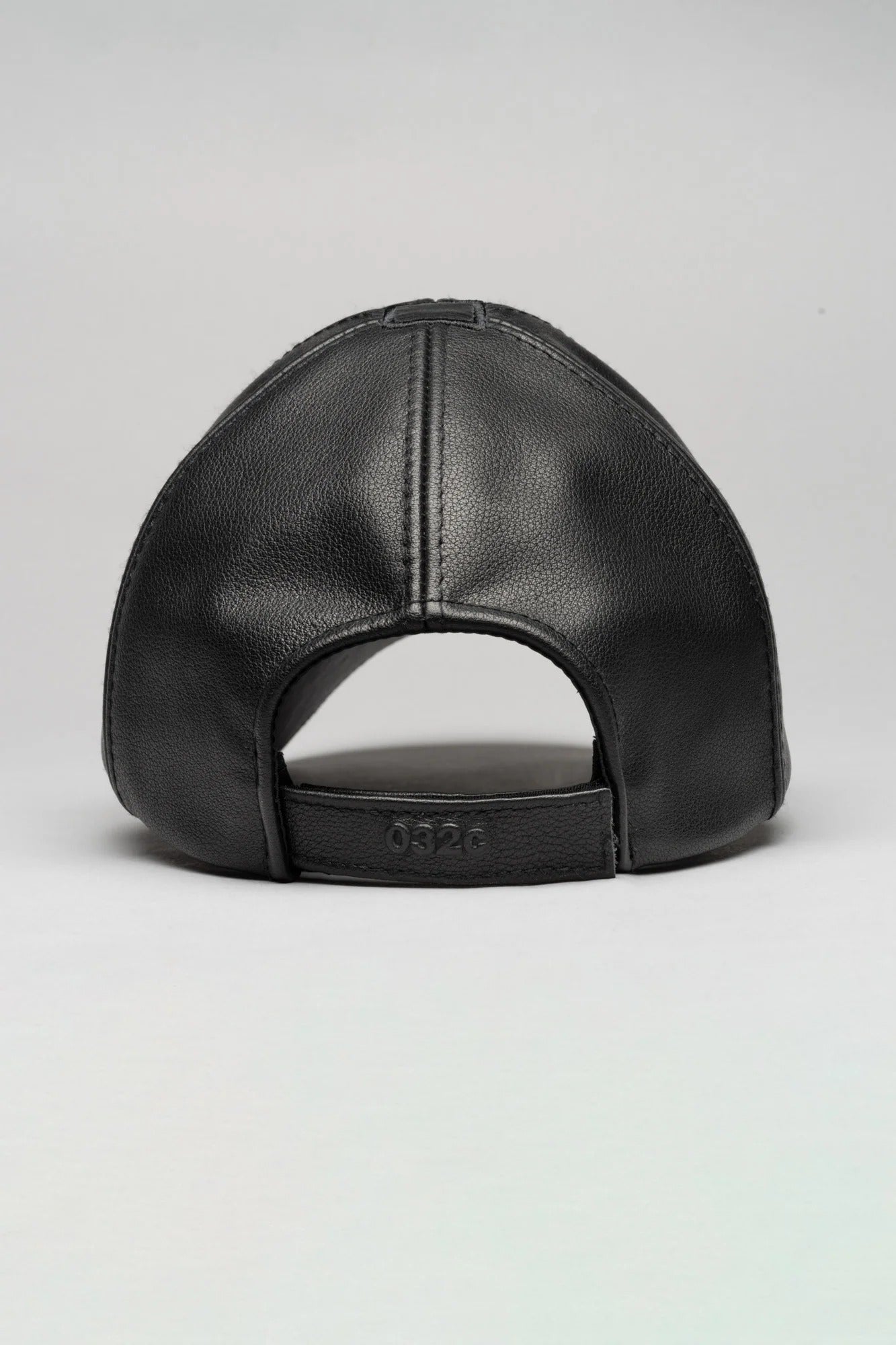 032c LEATHER CAP BLACK