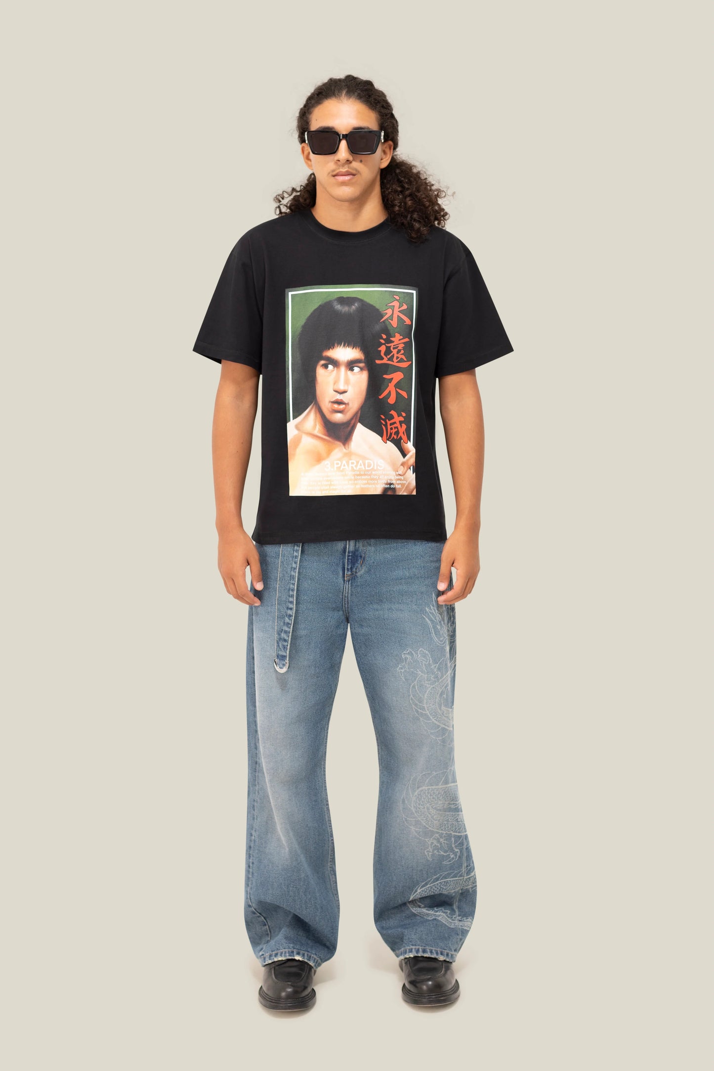 3.Paradis x BRUCE LEE: Bruce Lee T-Shirt