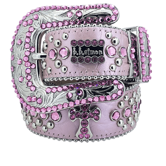 B.B. Simon Belt Adabelle Western Pink