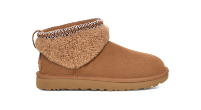 UGG W Classic Ultra Mini Maxicurly Chestnut