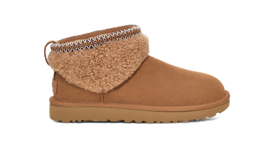 UGG W Classic Ultra Mini Maxicurly Chestnut