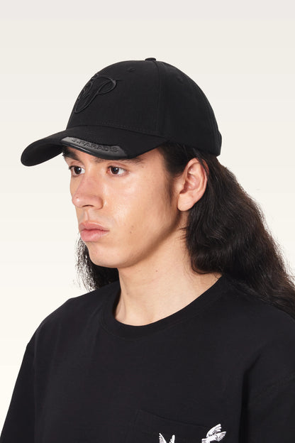 3.Paradis Cursive Logo Cap Black