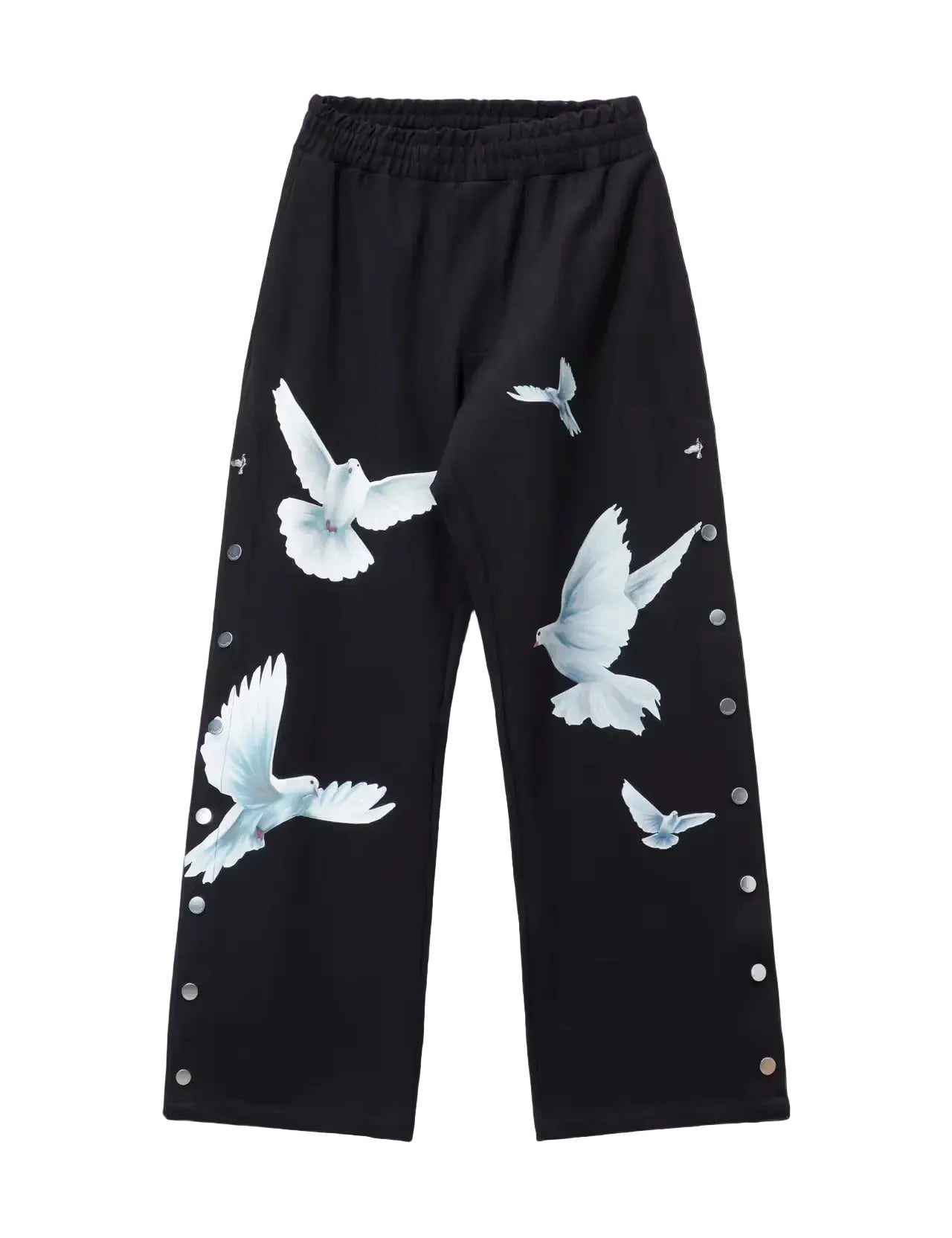 3.Paradis Freedom Doves Trackpants Black