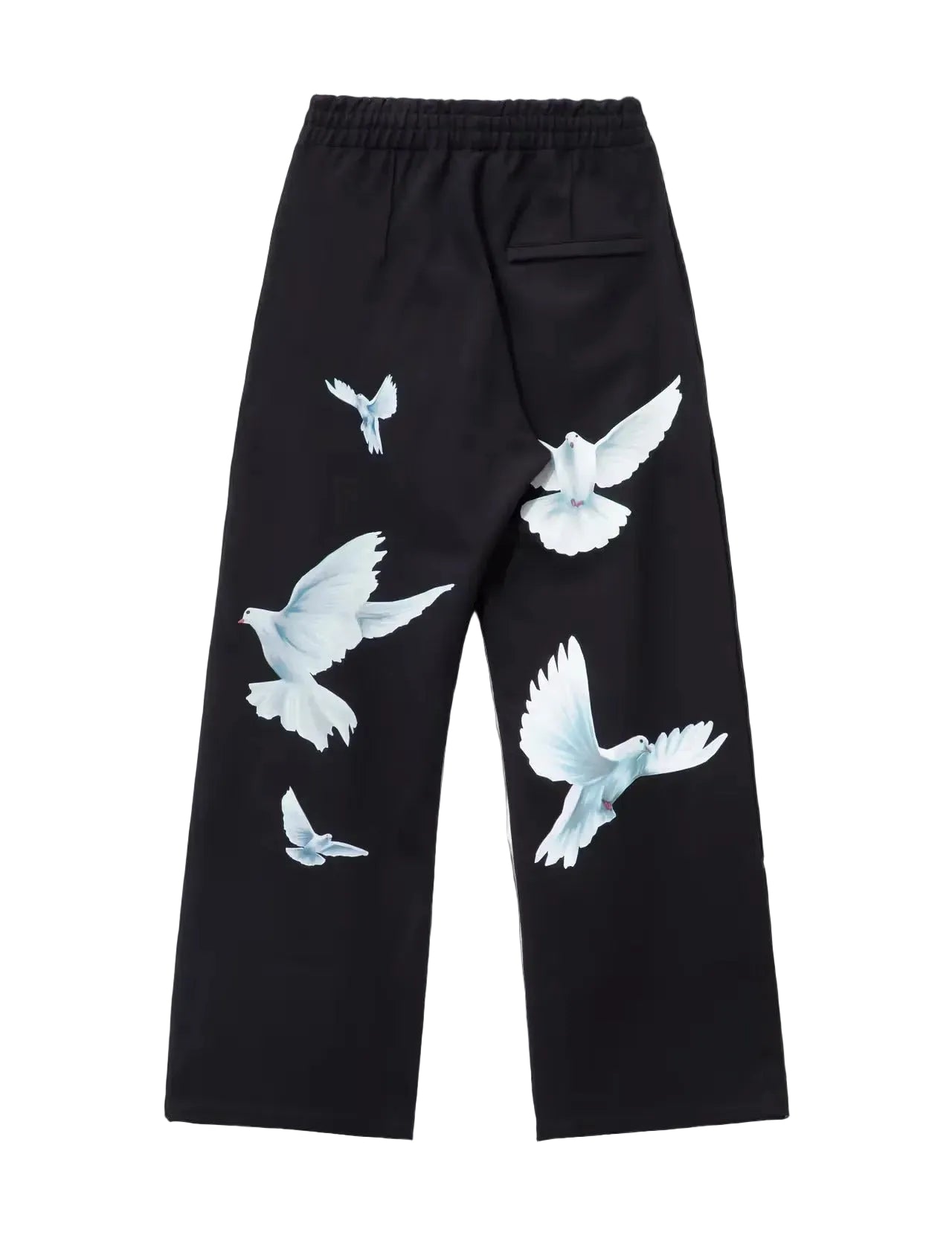3.Paradis Freedom Doves Trackpants Black