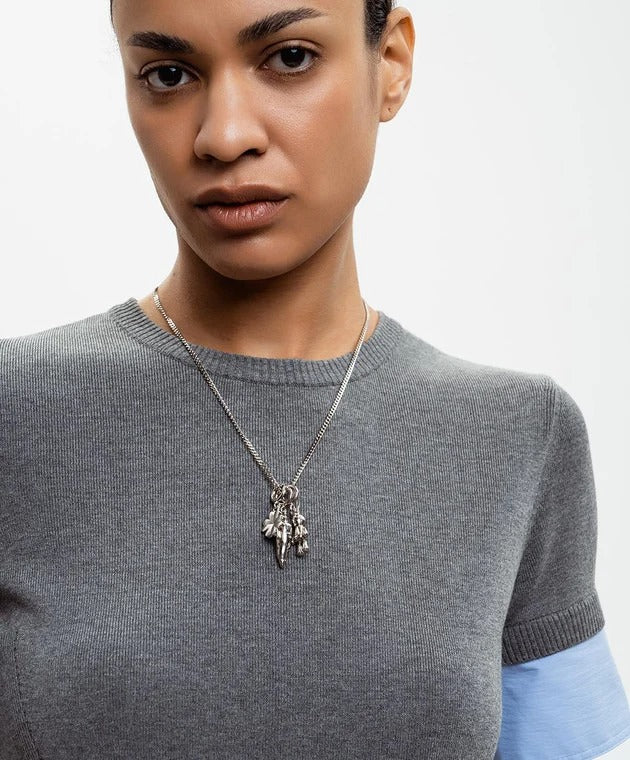 Juun.J Bunny Necklace