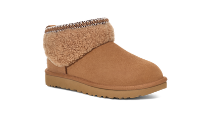 UGG W Classic Ultra Mini Maxicurly Chestnut