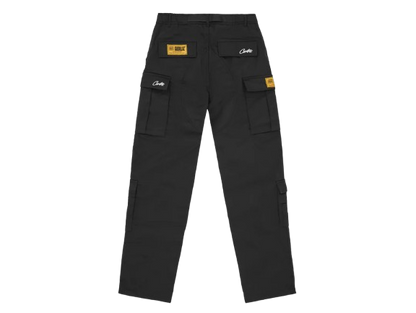 Corteiz Alcatraz Cargo Pants Black
