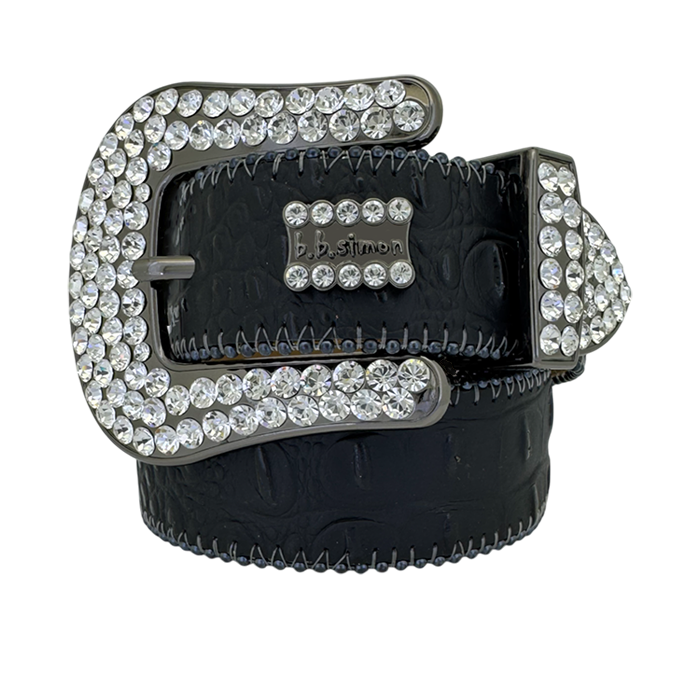 Simon Belt Classic Black Clear 32