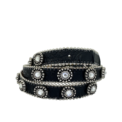B.B. Simon Belt Alegra Fantasy Black Clear