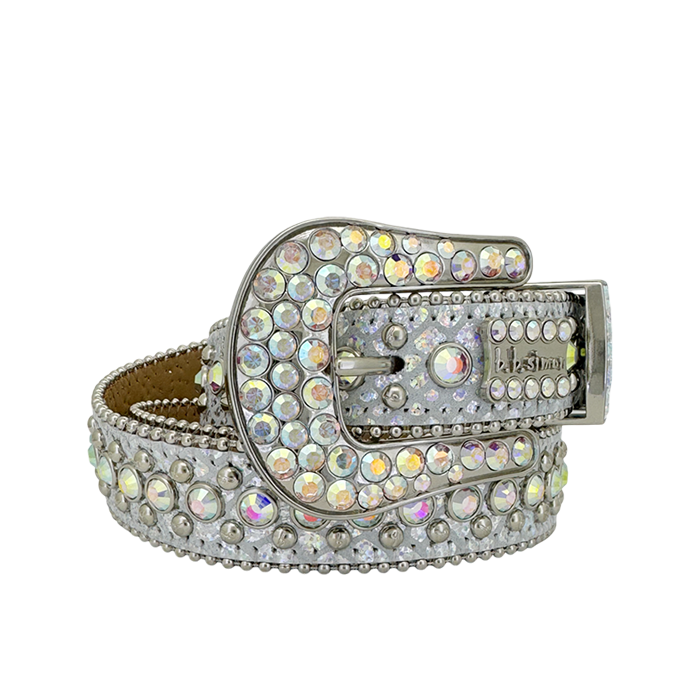 B.B. Simon Belt The Skinny Kish Silver