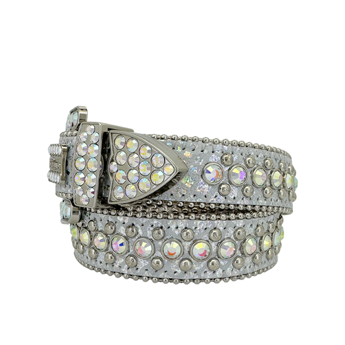 B.B. Simon Belt The Skinny Kish Silver