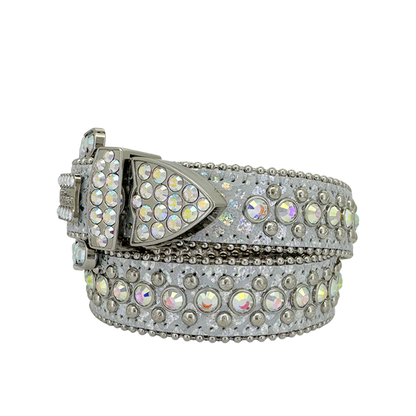 B.B. Simon Belt The Skinny Kish Silver