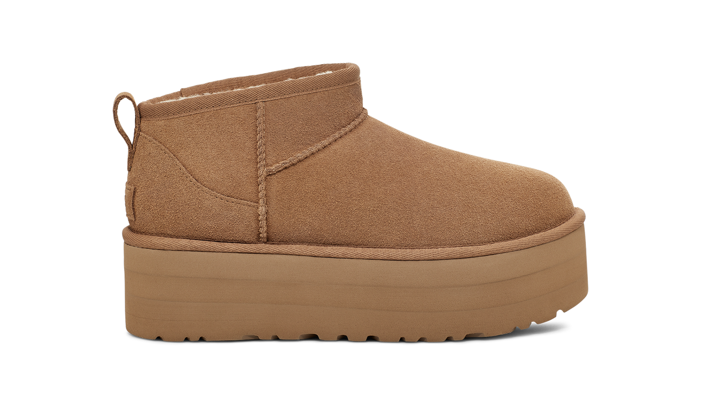 UGG W Classic Ultra Mini Platform Chestnut