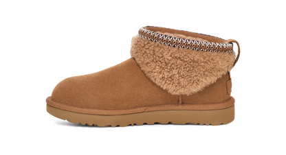 UGG W Classic Ultra Mini Maxicurly Chestnut