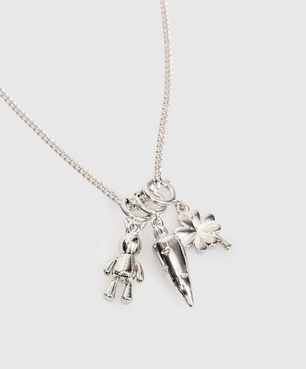 Juun.J Bunny Necklace