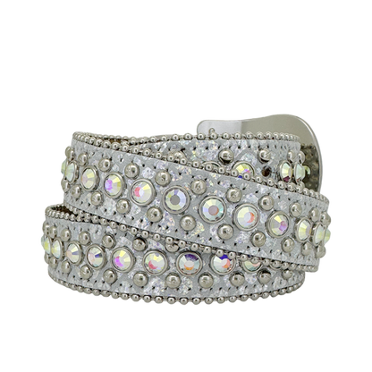 B.B. Simon Belt The Skinny Kish Silver