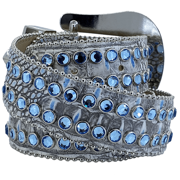 B.B. Simon Electric Darband Belt Blue Sky