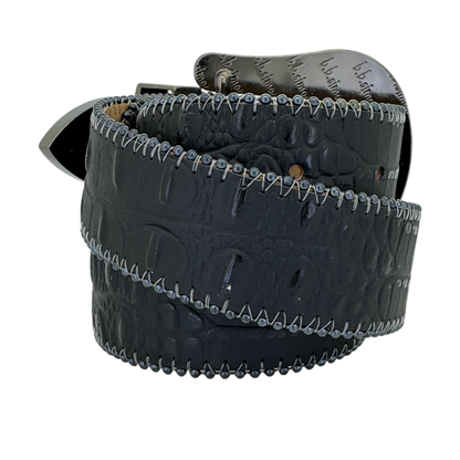 B.B. Simon Belt Classic Black Clear