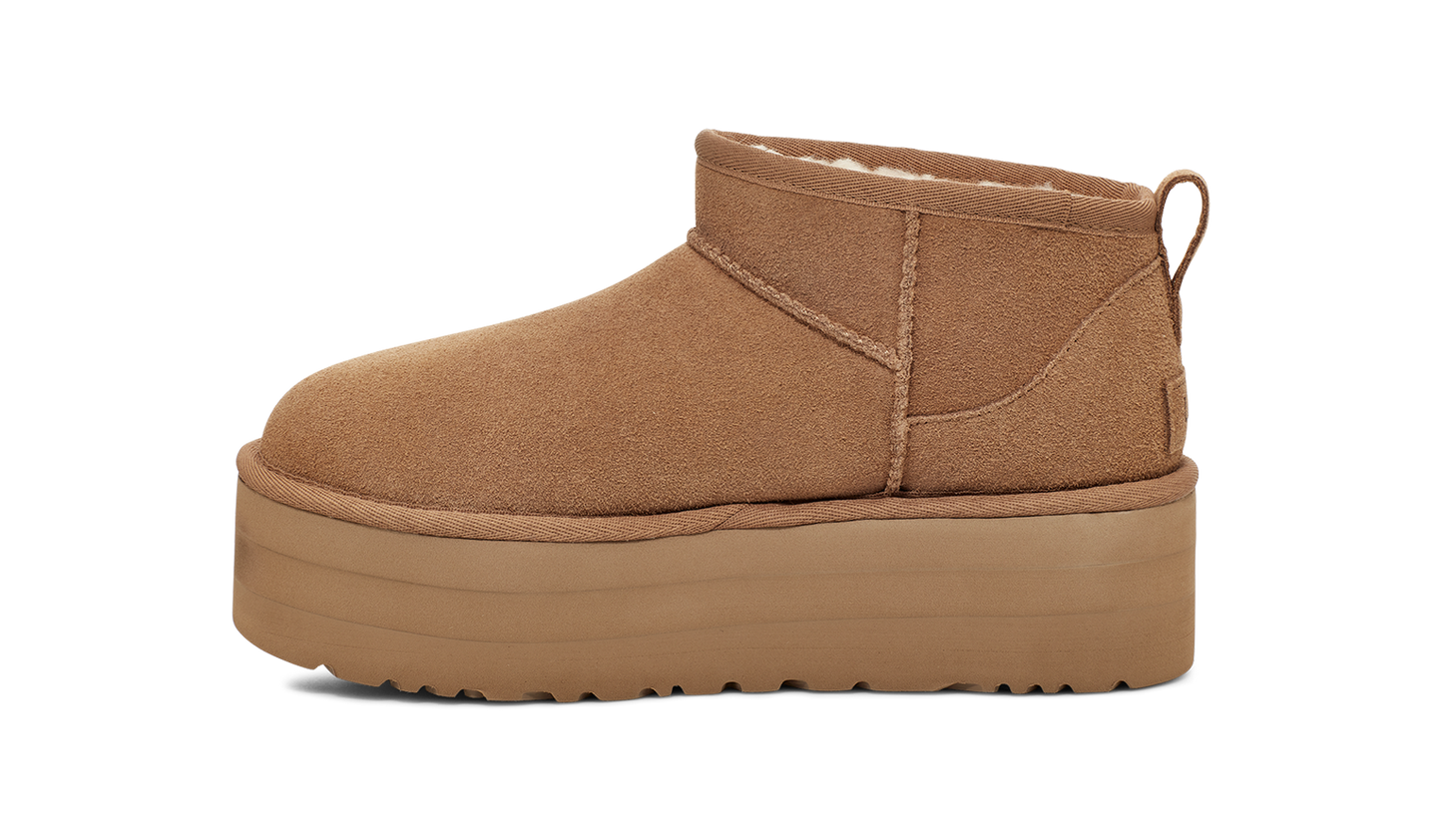 UGG W Classic Ultra Mini Platform Chestnut