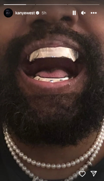 Yeezy GR-01 Grillz Silver