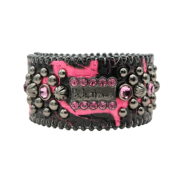 B.B Simon Trojan Cuff – Electric Pink