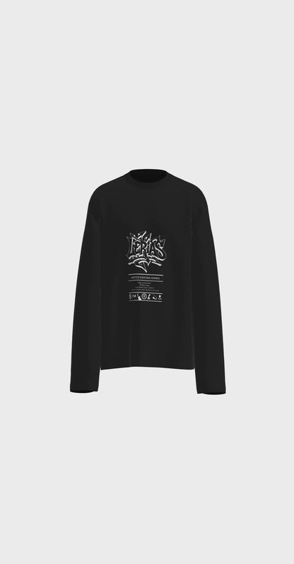 Lerias Dom Graffiti Longsleeve Black